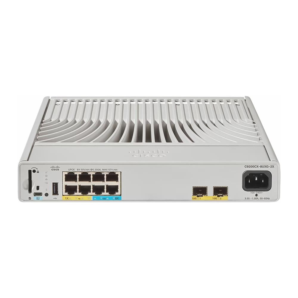 Switch di Rete C9200CX-8UXG-2X-A Gestito L2/L3 2x SFP+ Colore Grigio - Foto 1
