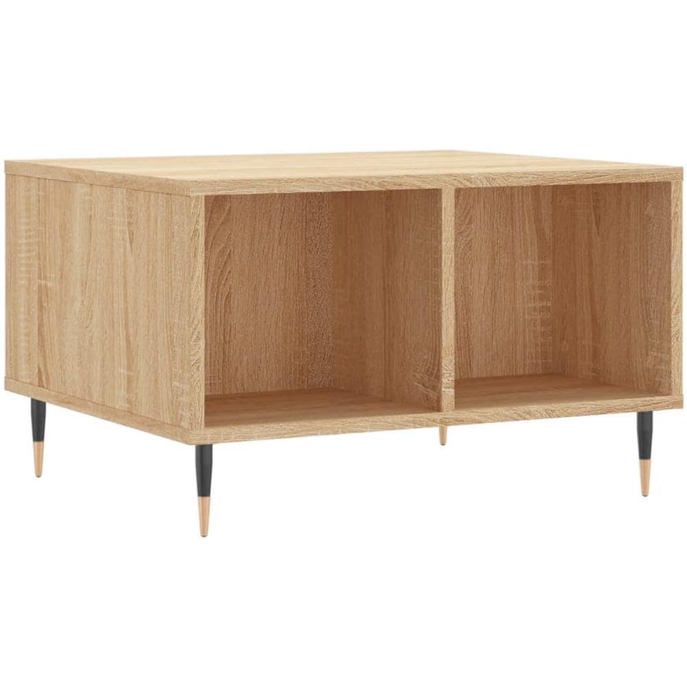 Tavolino Salotto Rovere Sonoma 60x50x36,5 Cm Legno Multistrato - Foto 2