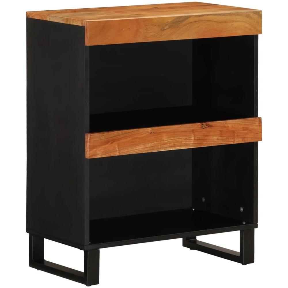 Credenza 60x33x75 Cm In Legno Massello Di Acacia - Foto 2