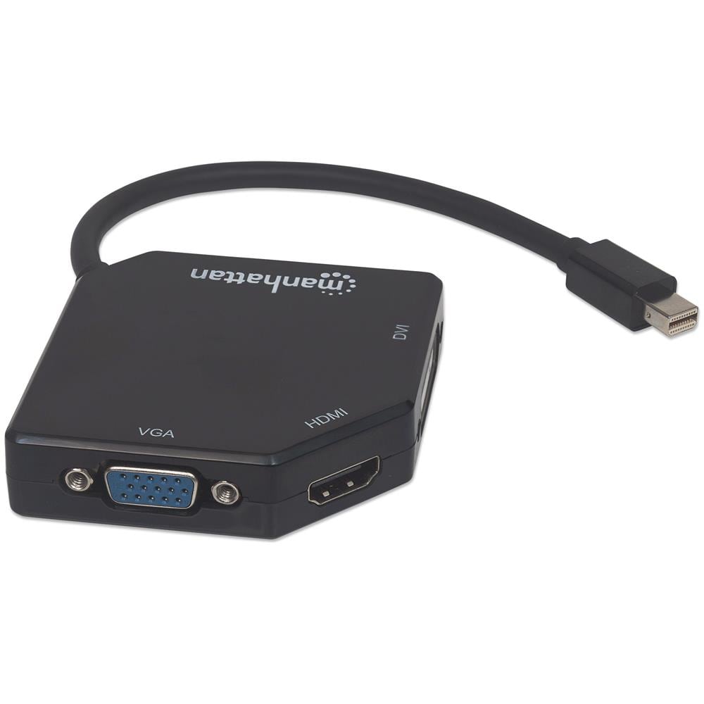 IADAP MDP-COMBO2 - Adattatore Mini DisplayPort 3-in-1 4K HDMI DVI VGA - Foto 1
