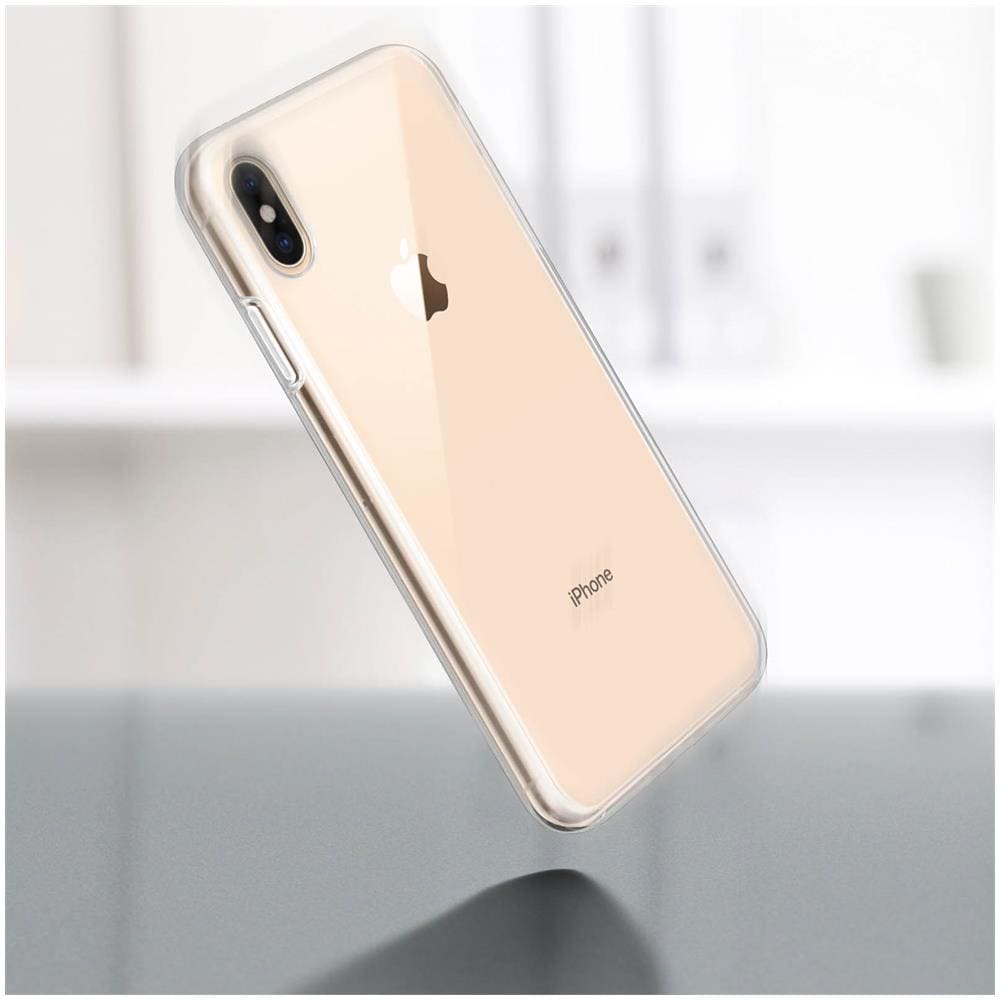 Cover Apple Iphone Xs Max Protezione 360° Silicone + Policarbonato Trasparente - Foto 5