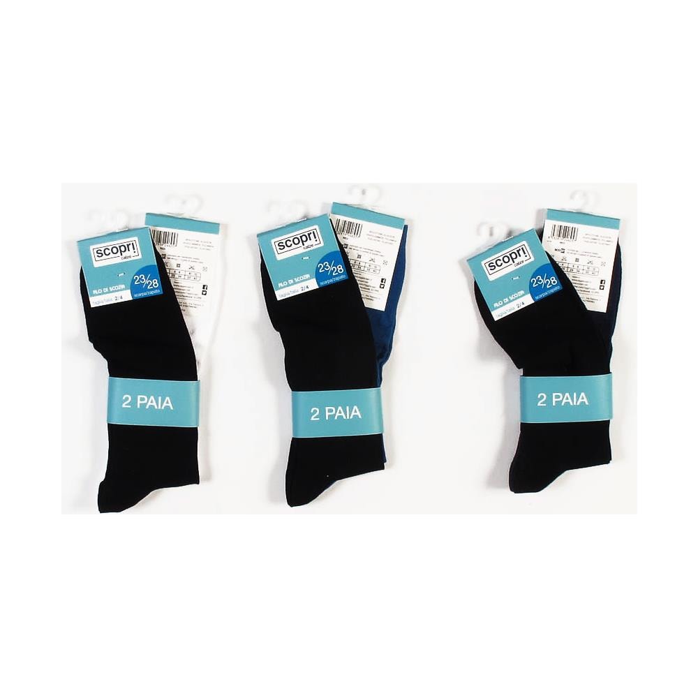 Calzini Bambino - 2 Paia 10/12 Anni Assortito 1 Scopri Calze - Foto 1