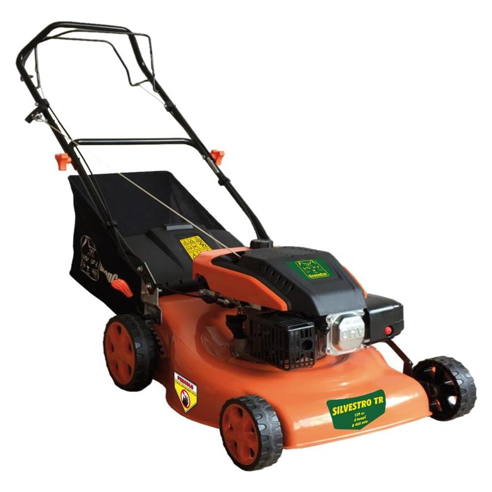 Tosaerba Tagliaerba Motore A Scoppio 139cc Rasaerba Sacco 55lt Giardinaggio - Foto 1