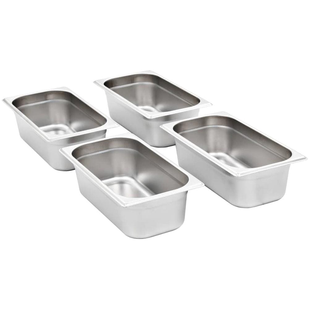 Contenitori Per Alimenti 8 Pz Gn 1/3 100 Mm In Acciaio Inox - Foto 2