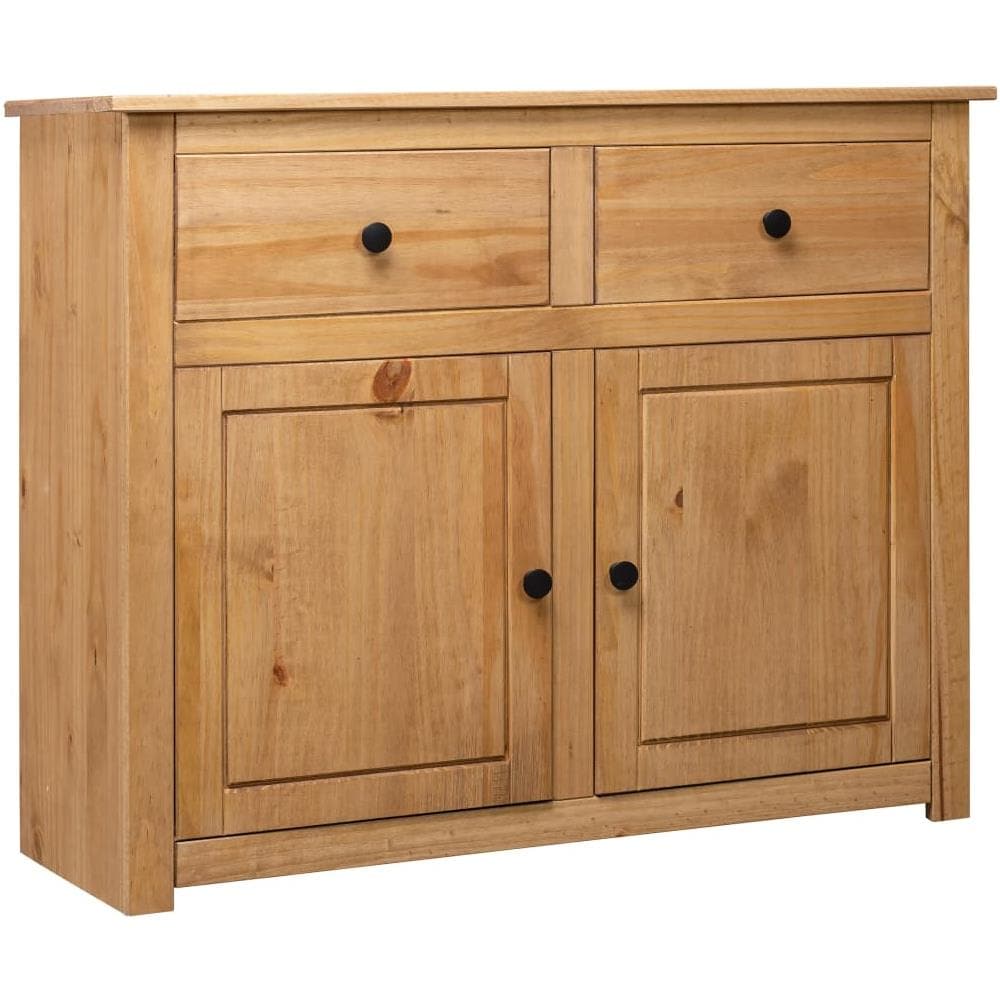 Credenza 93x40x80 cm in Legno Massello di Pino Panama Range - Foto 1