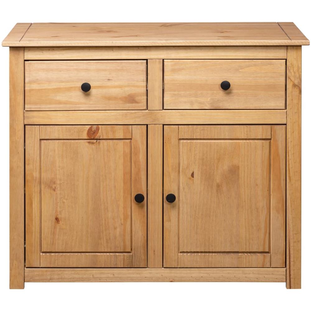 Credenza 93x40x80 cm in Legno Massello di Pino Panama Range - Foto 8