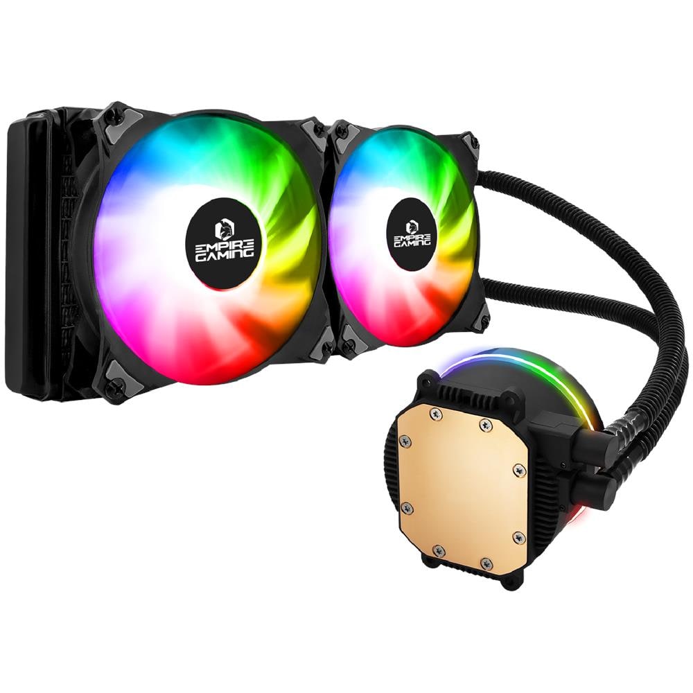 Guardian G-v20 Raffreddamento A Liquido Aio Pc Gamer - Watercooling Argb 3 Pins 5v- Radiatore 240mm - Ventola 2×120mm Pwm Silenziosa - Intel E Amd - Foto 2