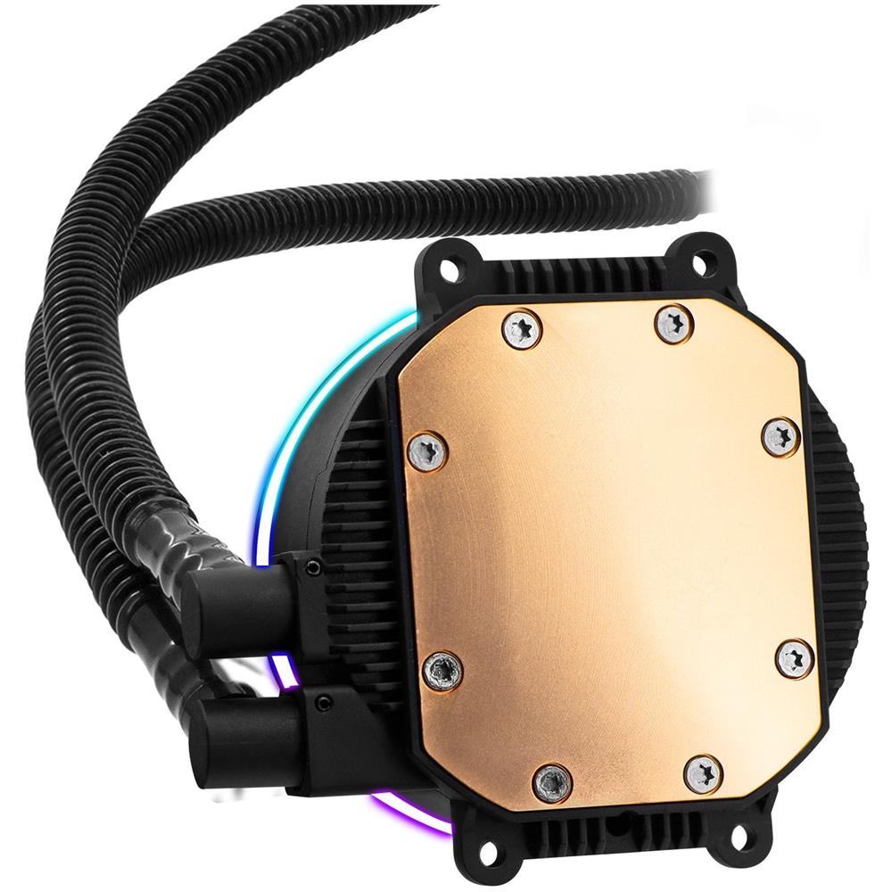 Guardian G-v20 Raffreddamento A Liquido Aio Pc Gamer - Watercooling Argb 3 Pins 5v- Radiatore 240mm - Ventola 2×120mm Pwm Silenziosa - Intel E Amd - Foto 7
