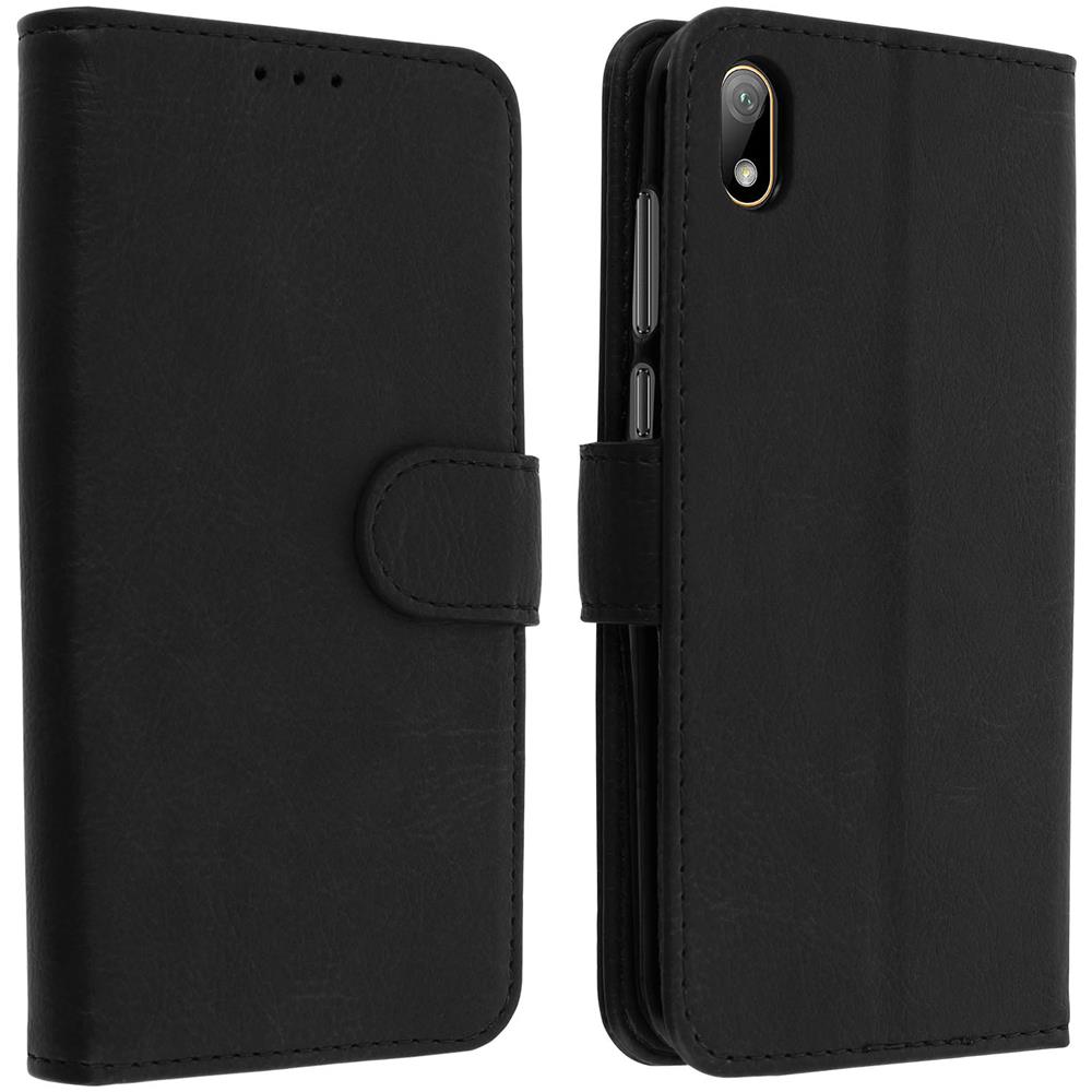 Custodia Huawei Y5 2019 Portacarte Funzione Supporto Cover Silicone - Nero - Foto 1