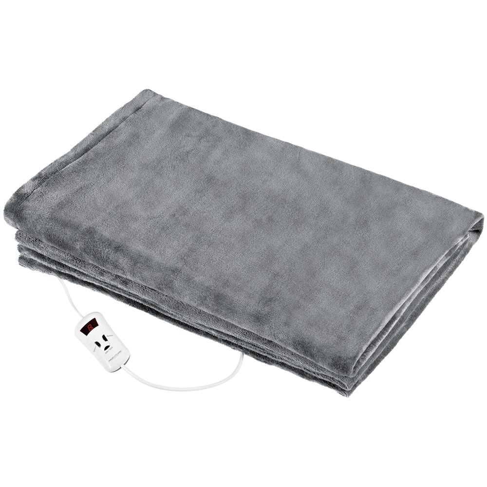 Wzd 3061 Coperta Elettrica Termica 130 X 180cm 10 Livelli Di Temperatura Timer, Lavabile 180w - Foto 1