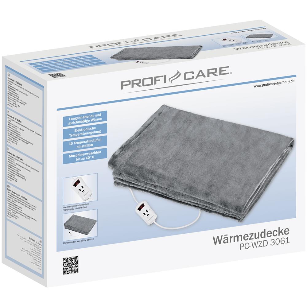 Wzd 3061 Coperta Elettrica Termica 130 X 180cm 10 Livelli Di Temperatura Timer, Lavabile 180w - Foto 6