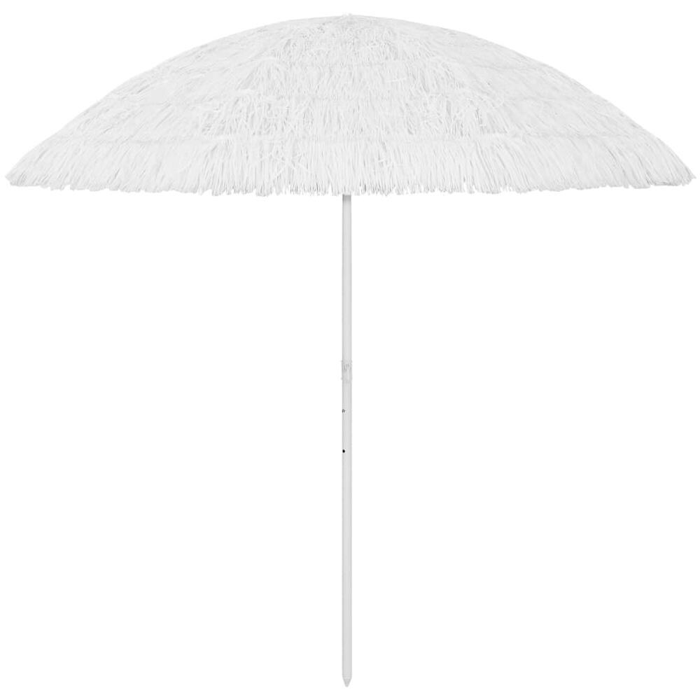 Ombrellone da Spiaggia Hawaii Bianco 300 cm - Foto 1