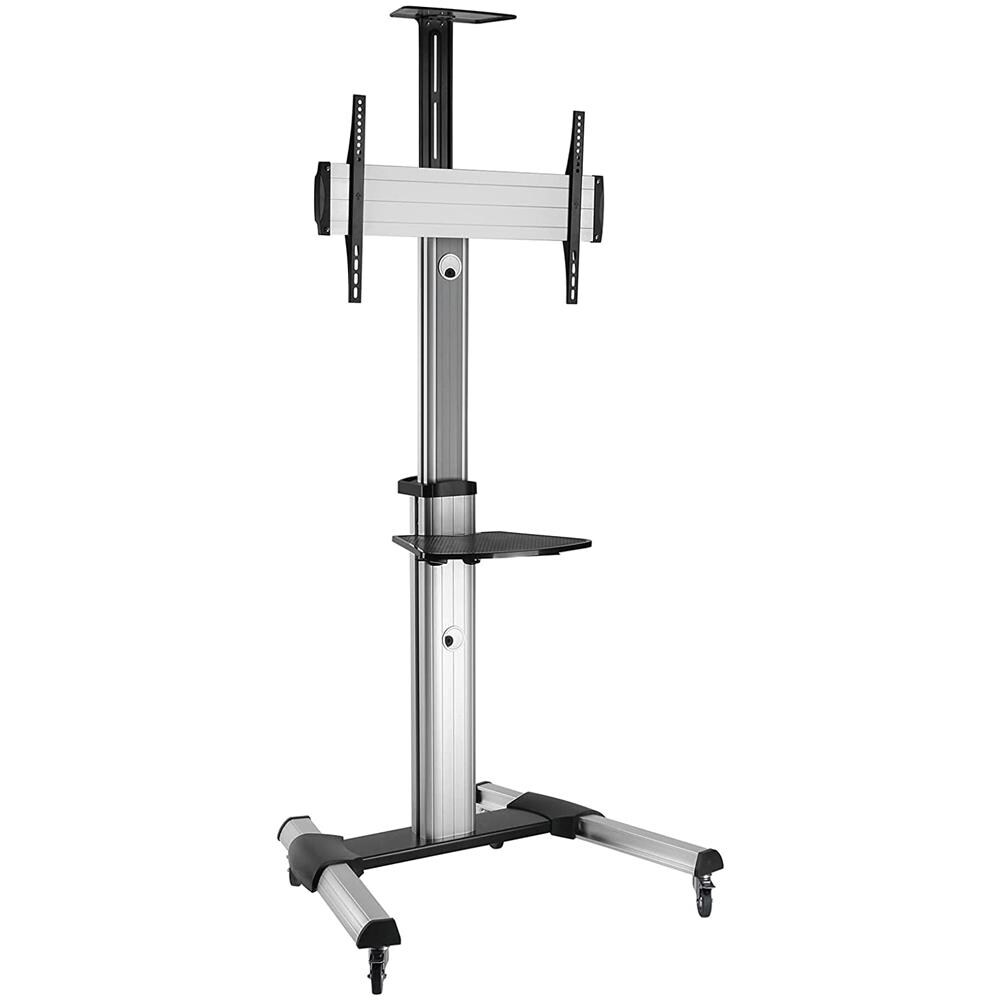 17031260 70" Portable flat panel floor stand Argento base da pavimento per tv a schermo piatto - Foto 1