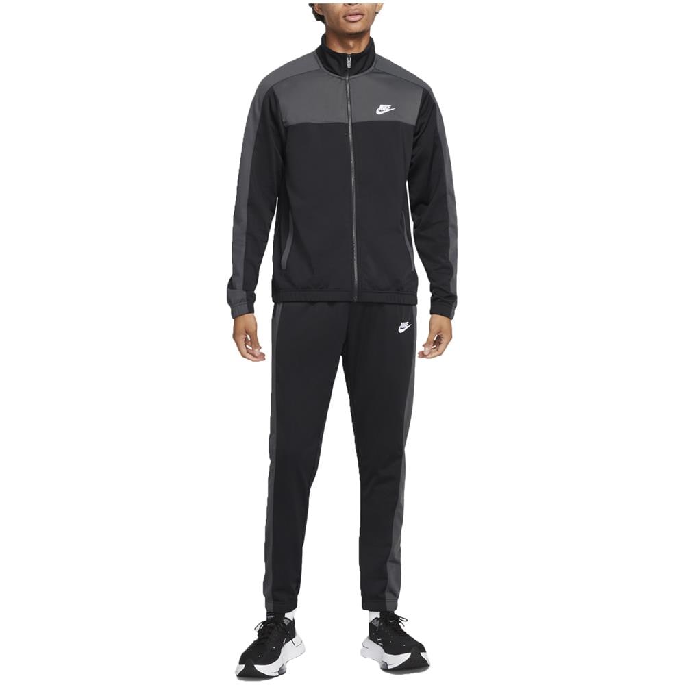 Tuta Da Uomo Sport Essentials Poly-knit Nera Taglia L Cod Dm6843-010 - Foto 1