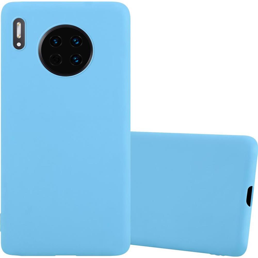Custodia Compatibile Con Huawei Mate 30 In Candy Blu - Coperchio Protettivo In Silicone Tpu Flessibile - Foto 1