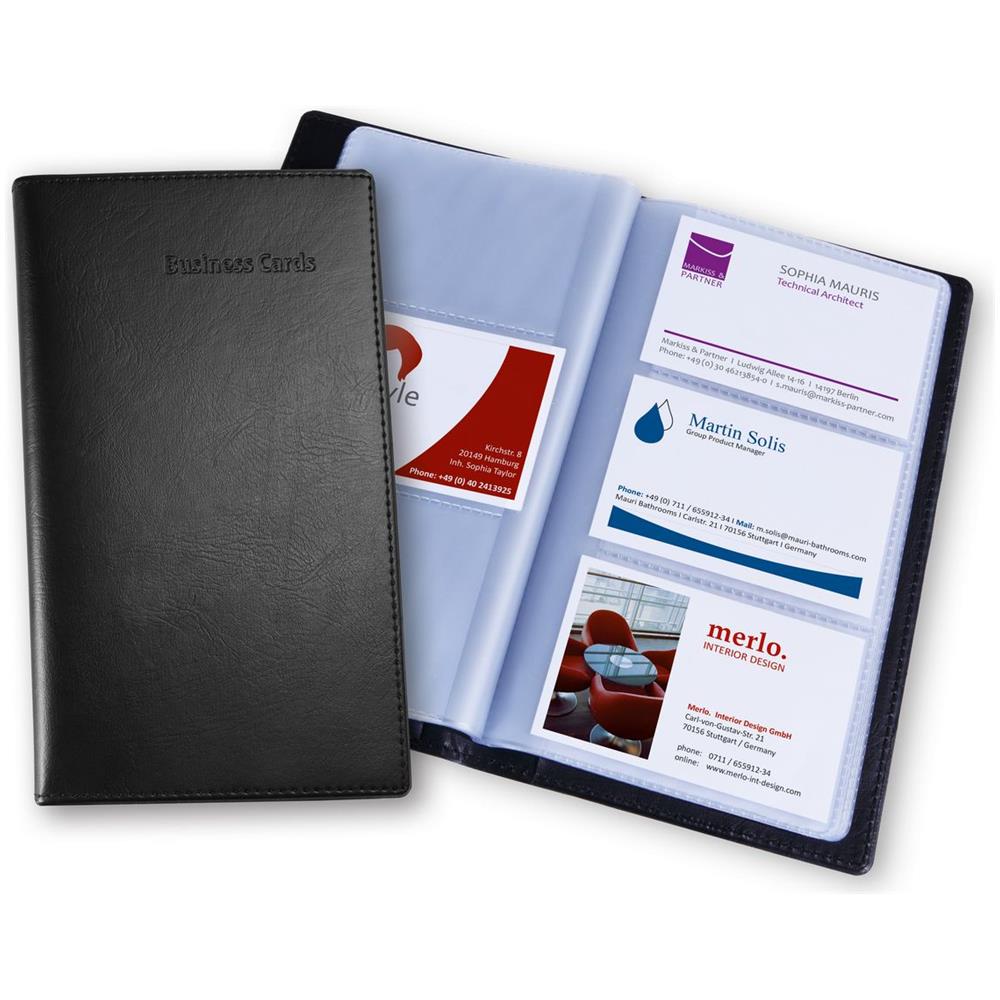 Vz171 Portabiglietti Da Visita Plastica Nero - Foto 1