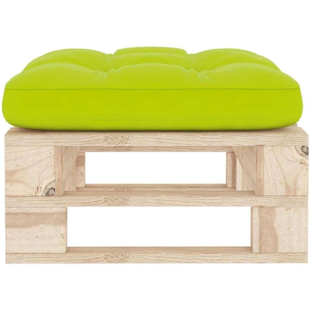 Ottomana Da Giardino Su Pallet In Legno Di Pino Impregnato - Foto 3