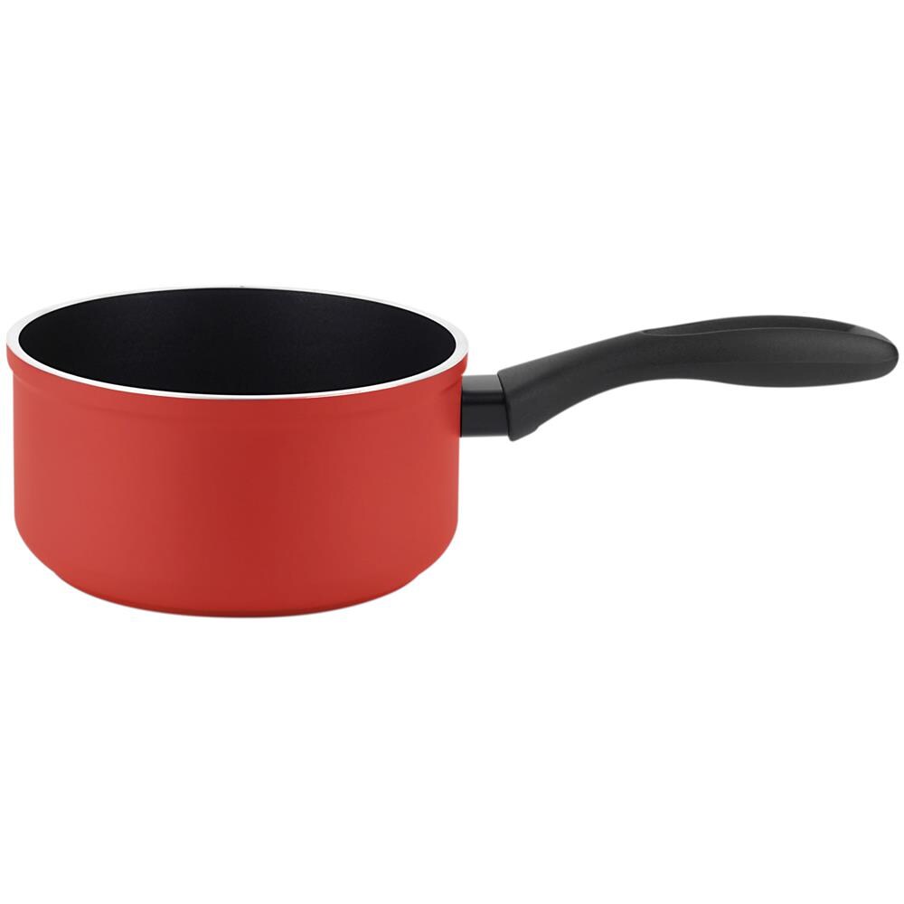 Maxima Pentolino Con Manico Induzione 16 Cm Alluminio Forgiato, Antiaderente Senza Pfoa Rosso - Foto 1