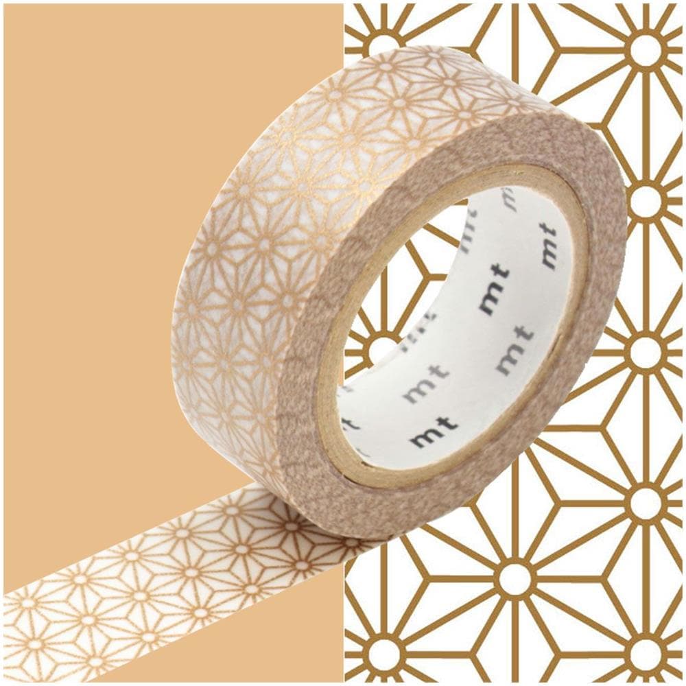 Nastro Adesivo Decorativo Stelle Dorate - 1,5 Cm X 7 M - Foto 1