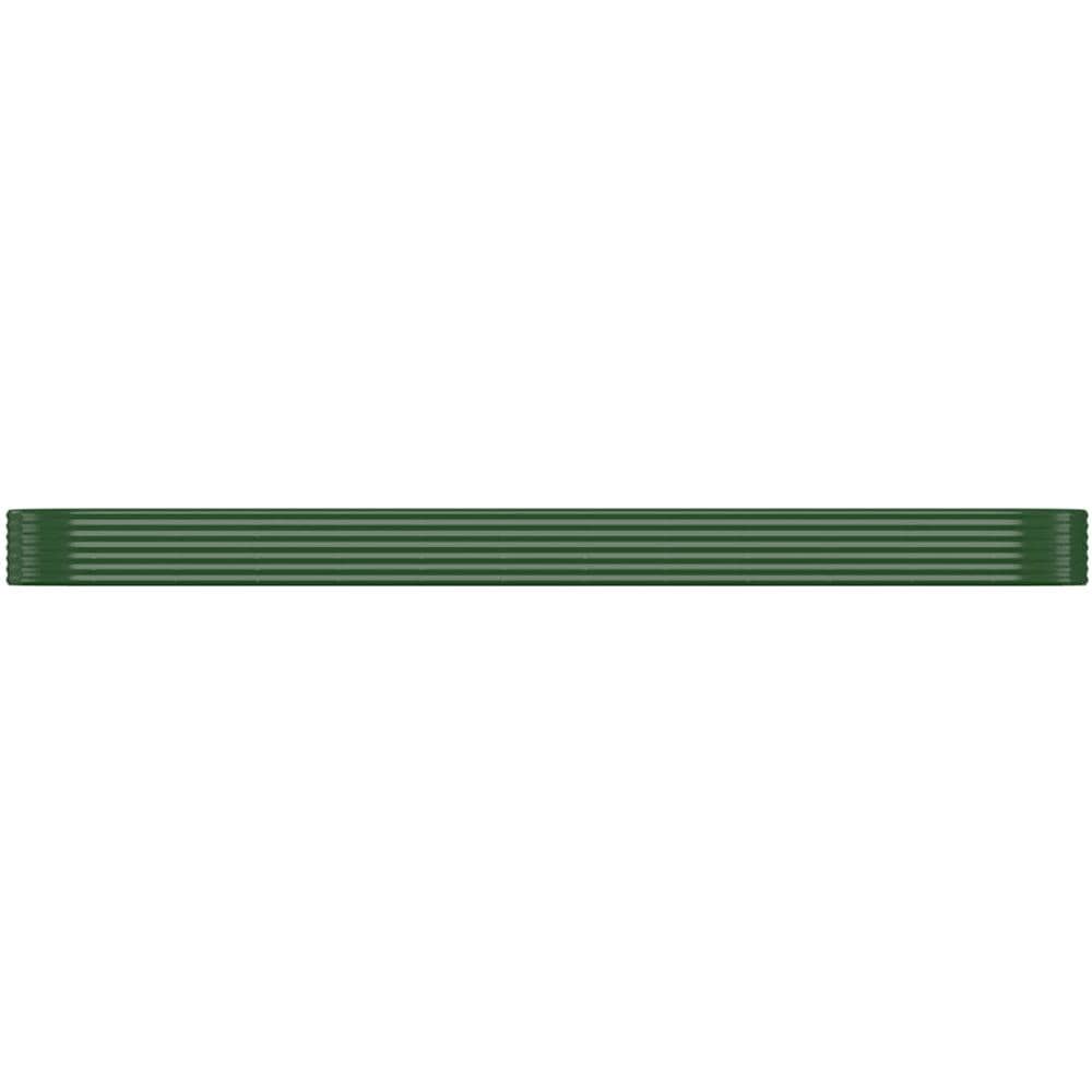 Vaso da Giardino Acciaio Verniciato Polvere 507x100x36cm Verde - Foto 2