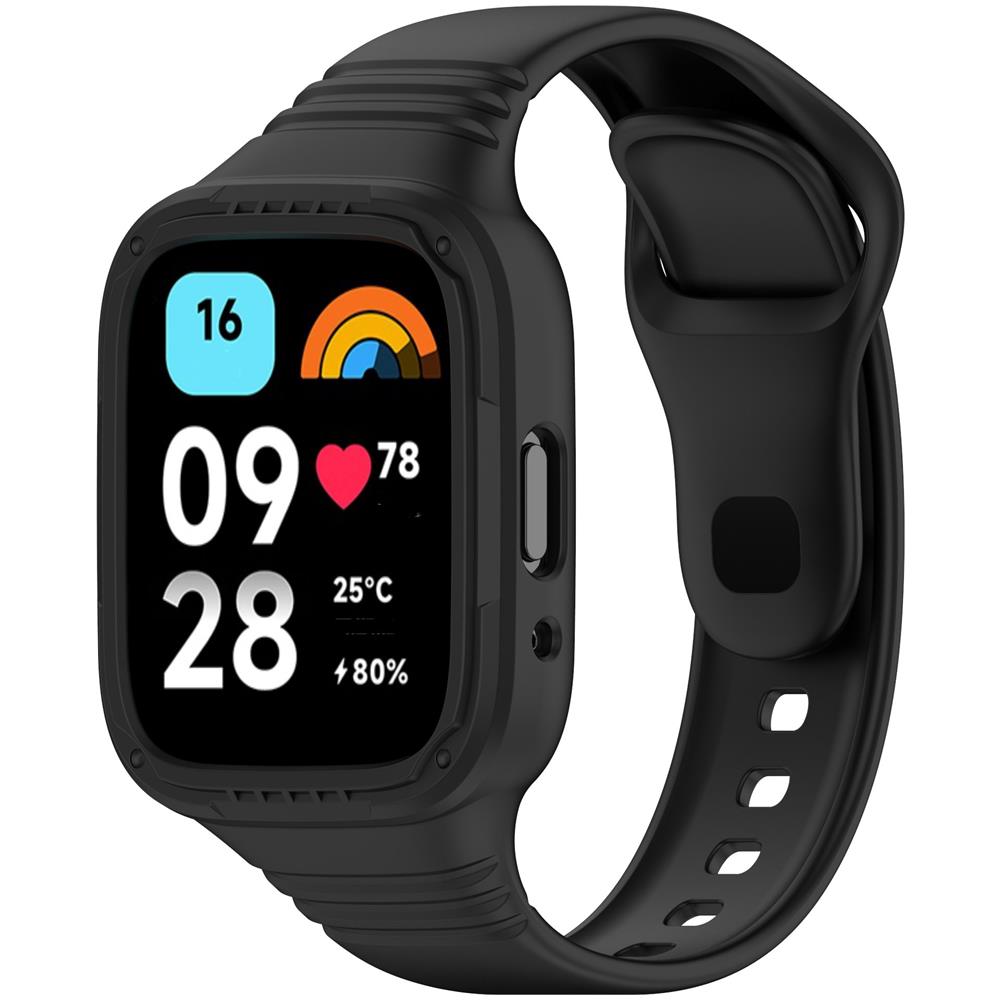 Bracciale In Silicone Per Redmi Watch 3 Black - Foto 2