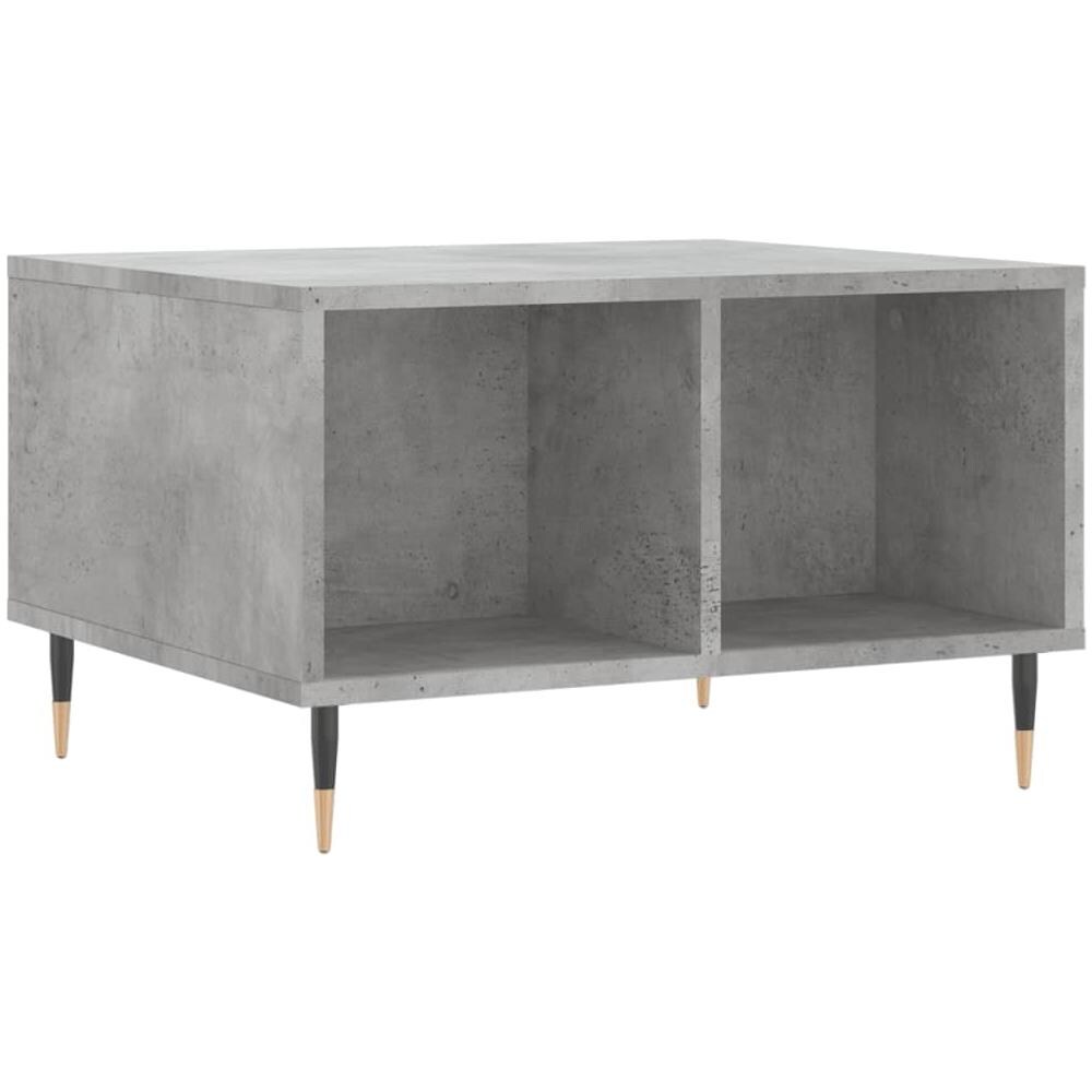 Tavolino Salotto Grigio Cemento 60x50x36,5 Cm Legno Multistrato - Foto 2