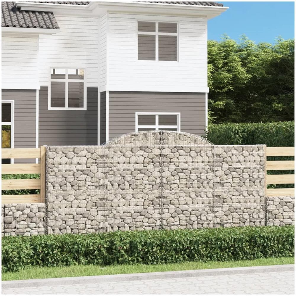 Cesto Gabbione Ad Arco 300x50x140/160 Cm Ferro Zincato - Foto 1