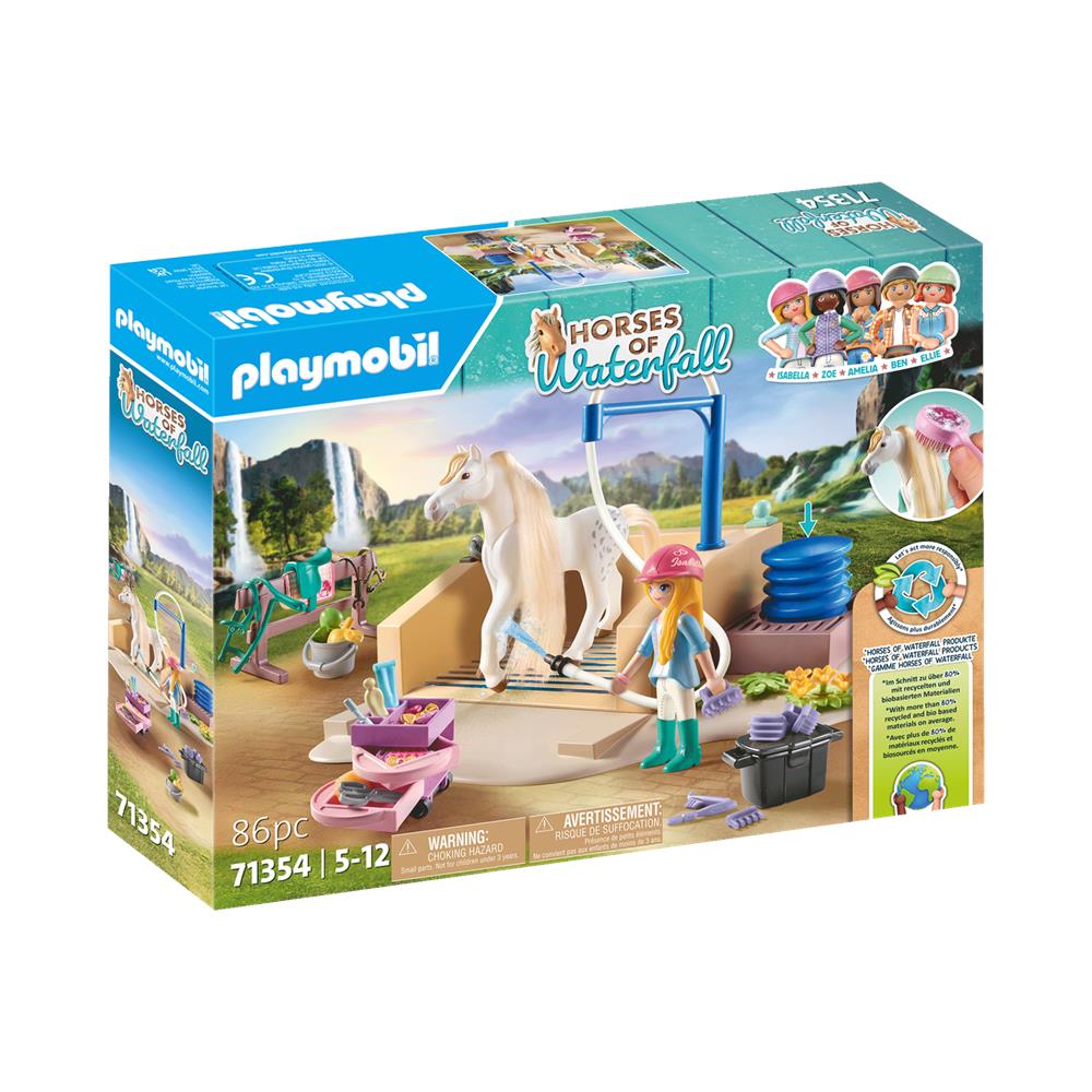 71354 Horses of Waterfall Area di Cura e Lavaggio per Cavalli - Foto 1