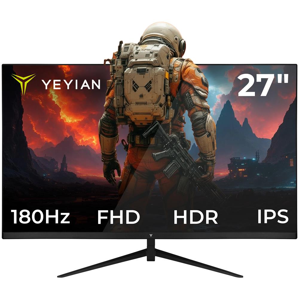 Monitor Gaming Elysium IPS, 27'' Full HD 180 Hz Nero - Foto 1