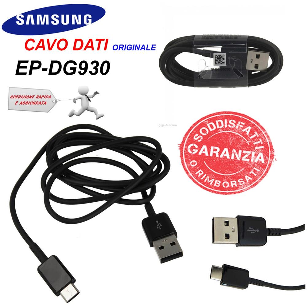 Cavo Dati Type-c Nero Originale Samsung Ep-dg950 Per Galaxy S8 / S8 Plus - Foto 4