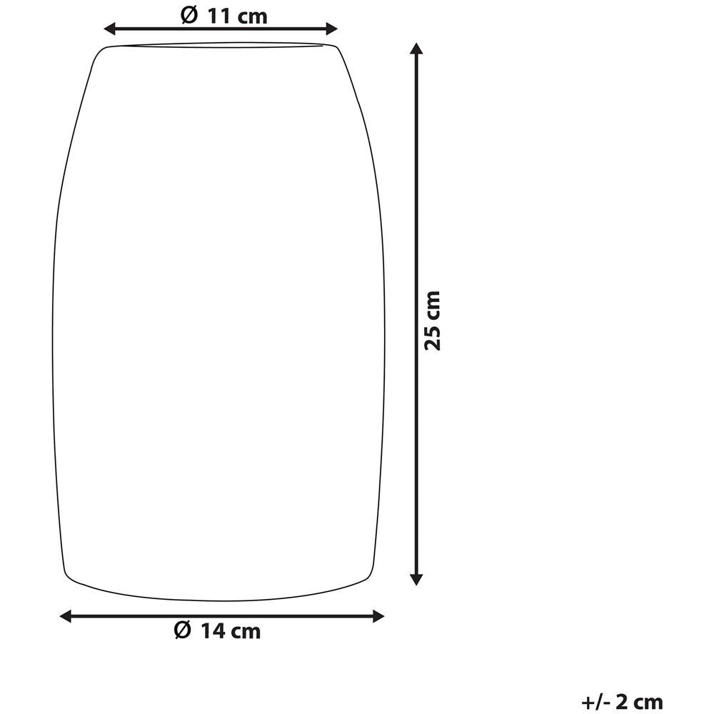 Vaso Di Fiori Decorativo Bianco Linzi - Foto 2