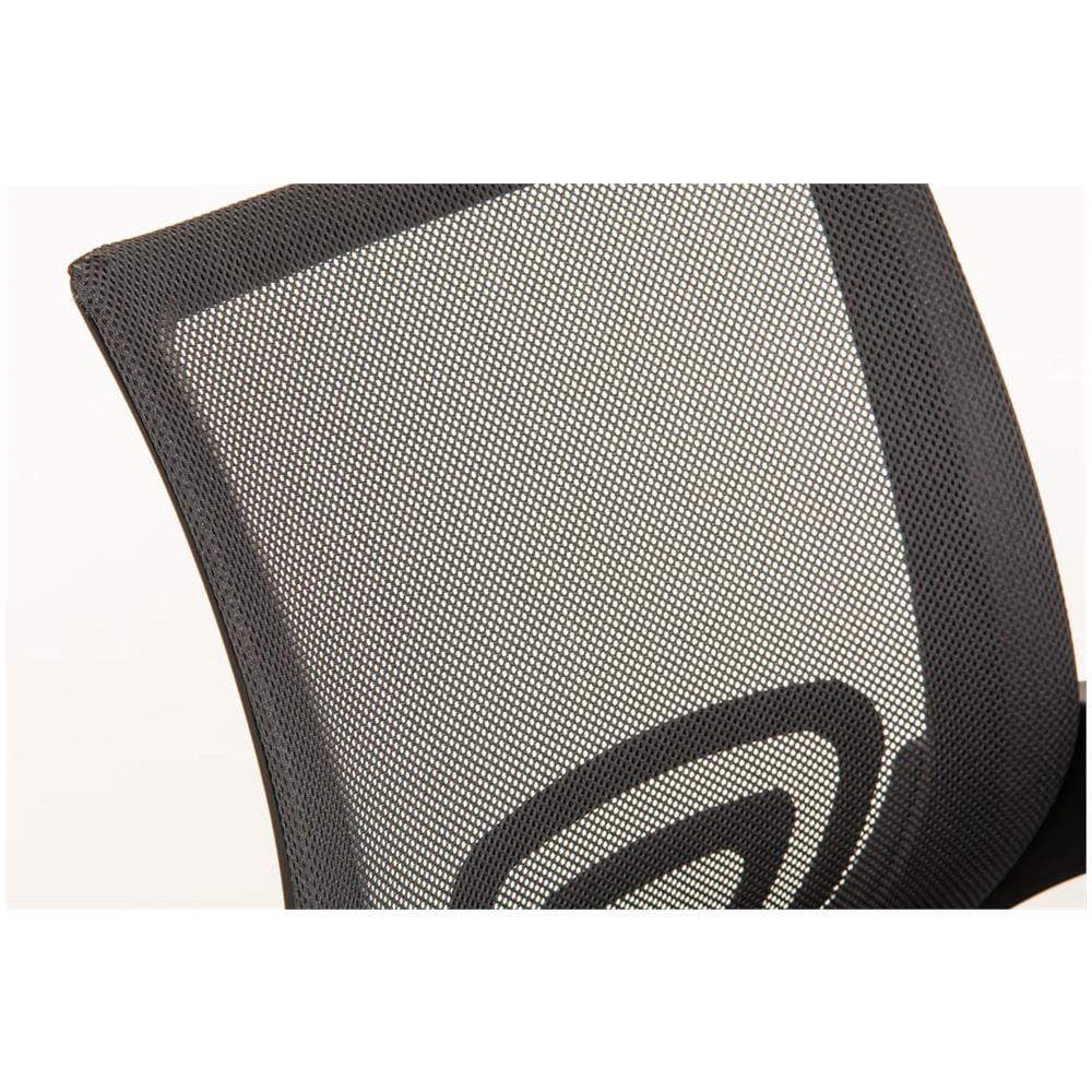 Sedia Cantilever con Braccioli Eureka I Sedia Visitatore Ufficio in Rete Traspirante I Sedia A Sbalzo per Sale Attesa E Conferenze Grigio - Foto 5