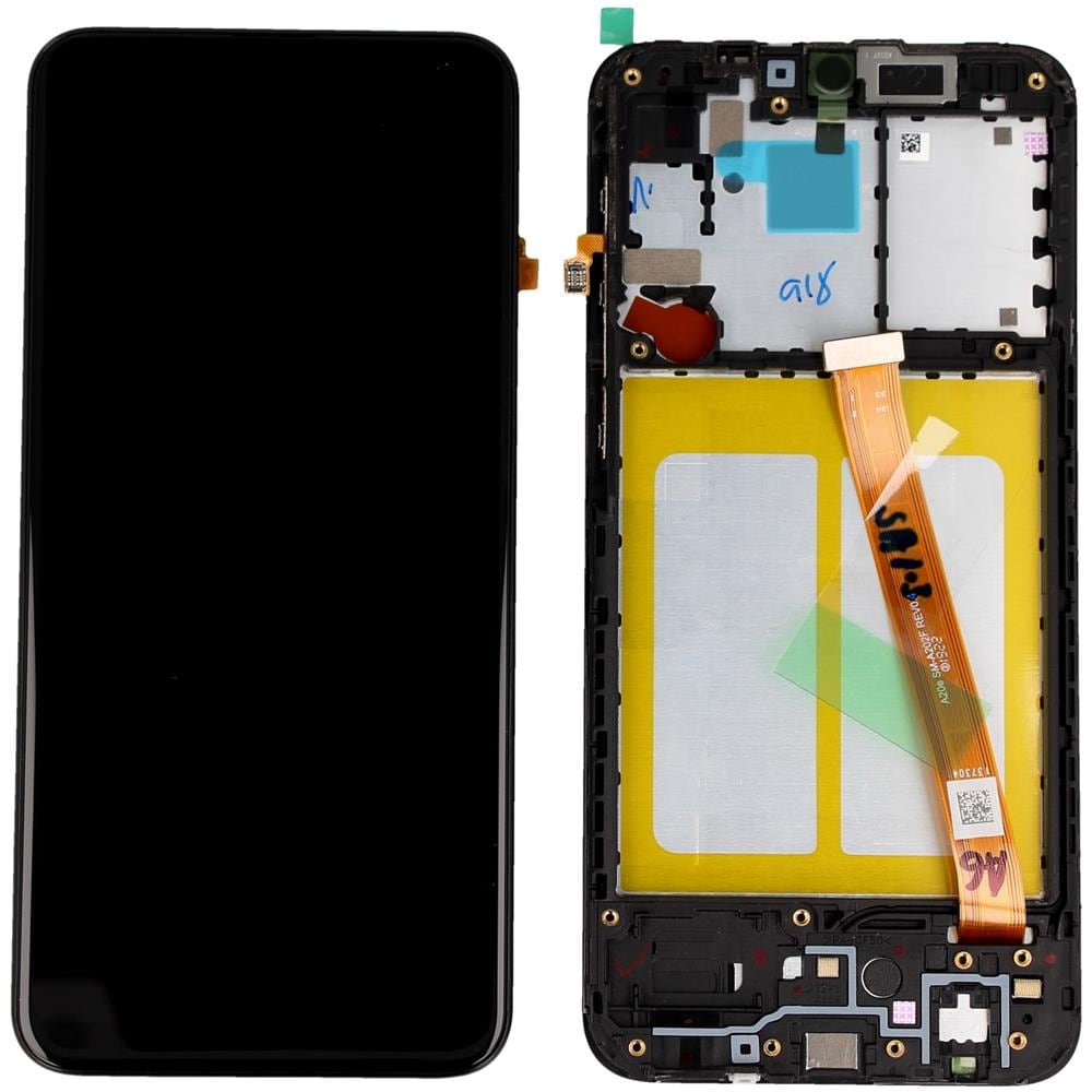 Display Originale Nero Galaxy A20e A202f. Codice Produttore: Gh82-20186a - Gh82-20229a - Foto 1