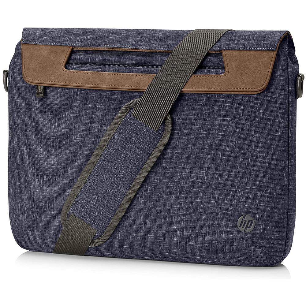 Borsa Renew Slim per Notebook fino a 14" in Tessuto Colore Blu Marino - Foto 2