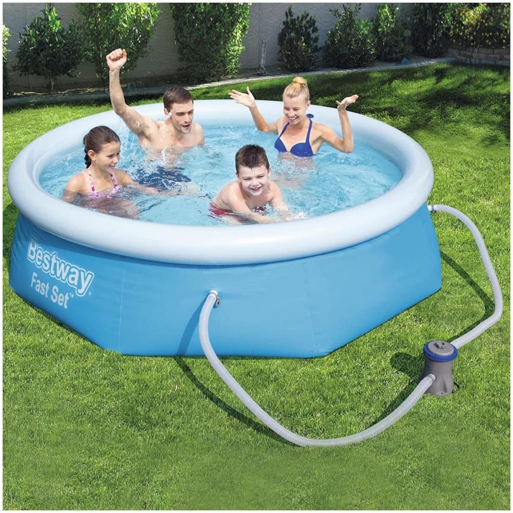 Piscina Fast Set Rotonda 244x66 Cm Blu - Foto 2