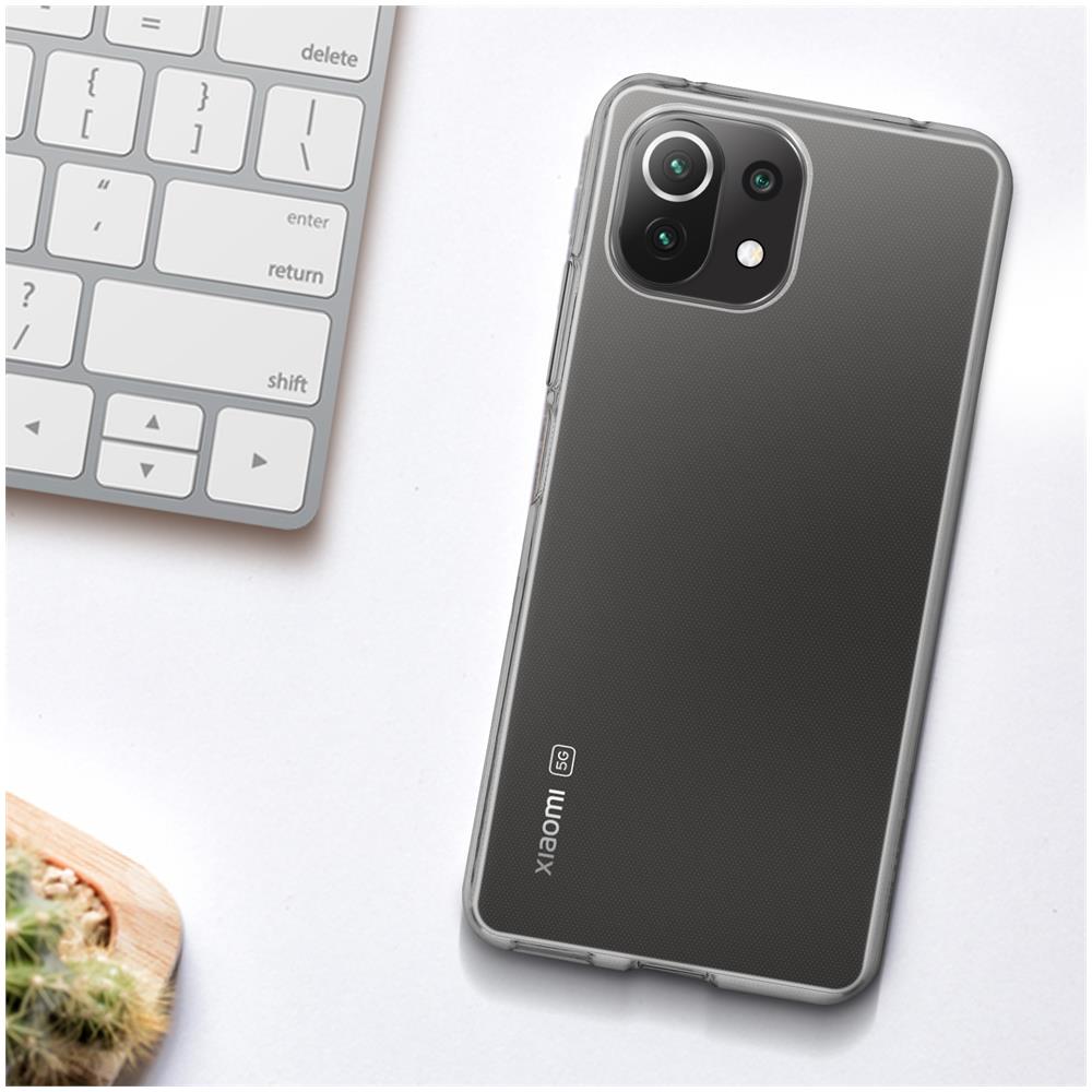 Cover Xiaomi Mi 11 Lite 5g Silicone Extra-sottile Trasparente - Foto 4