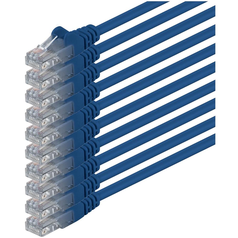 1.0m 2x RJ-45 Cat6 UTP M / M, 1m, Cat6, U / UTP (UTP) - Foto 1