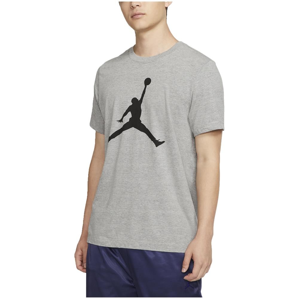T-shirt Da Uomo Jumpman Logo Grigia Taglia S Cod Cj0921-091 - Foto 1