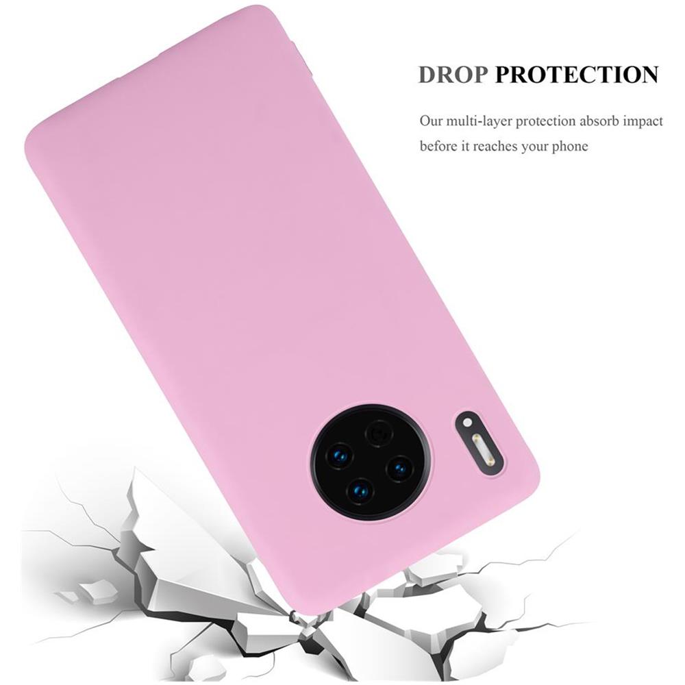 Custodia Compatibile Con Huawei Mate 30 In Candy Rosa - Coperchio Protettivo In Silicone Tpu Flessibile - Foto 8