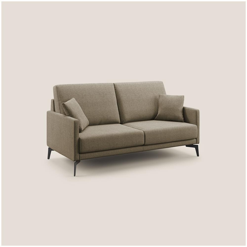 Saturno Divano Lineare In Tessuto Impermeabile T03 Marrone - Foto 2