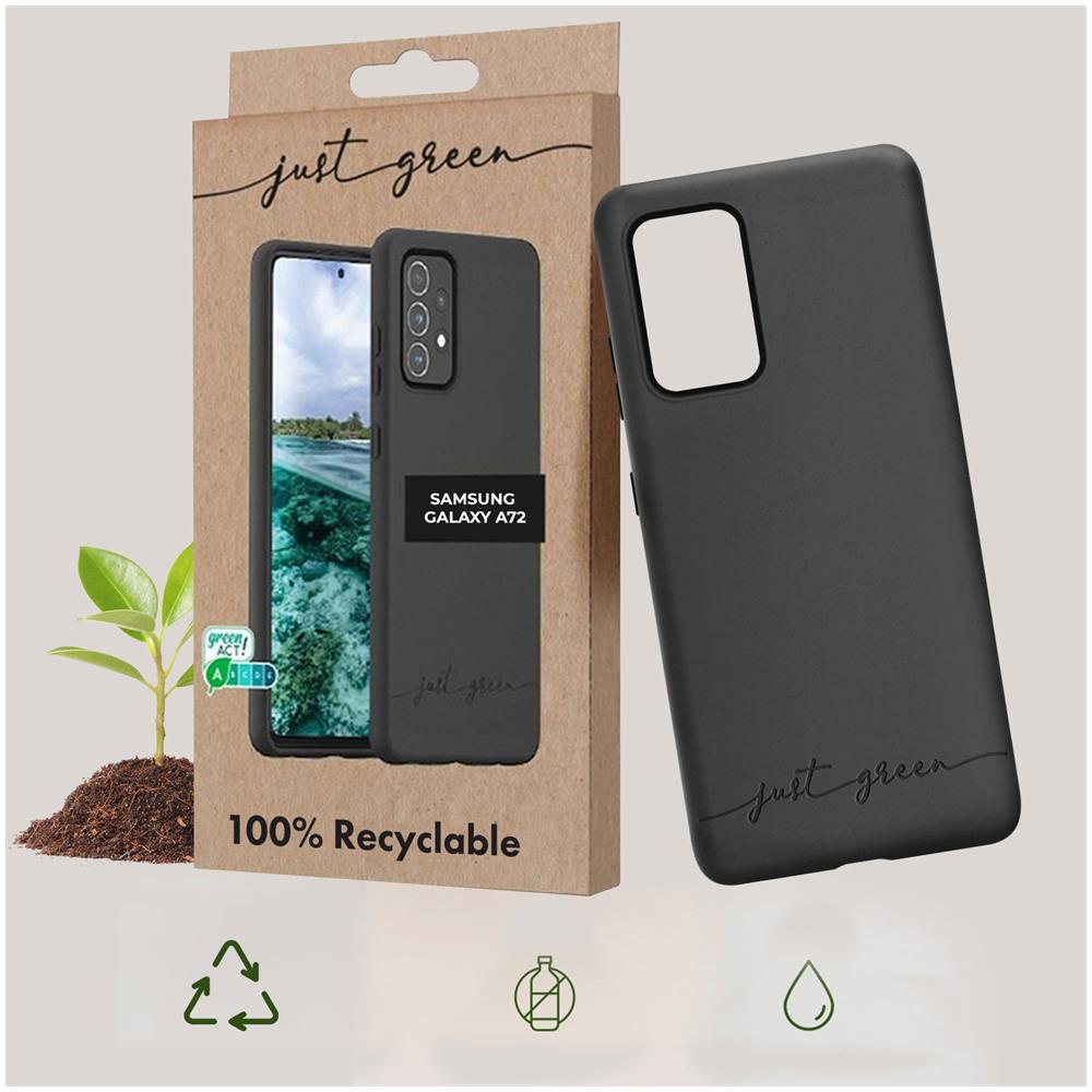 Cover Biodegradabile Per Samsung Galaxy A72 Nera - Foto 6