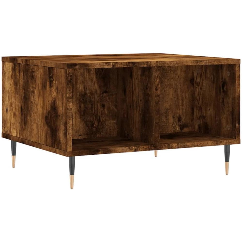 Tavolino Da Salotto Rovere Fumo 60x50x36,5 Cm Legno Multistrato - Foto 2