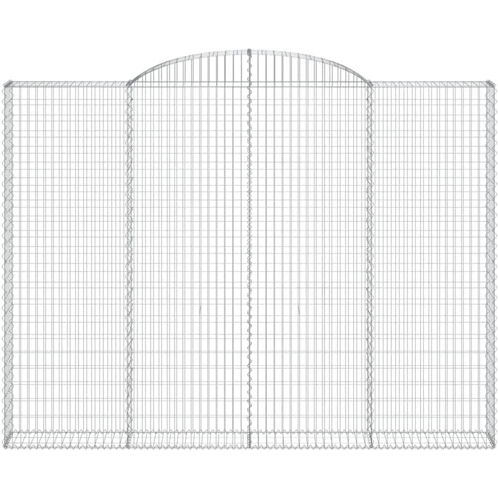 Cesto Gabbione ad Arco 300x30x220/240 cm Ferro Zincato - Foto 3