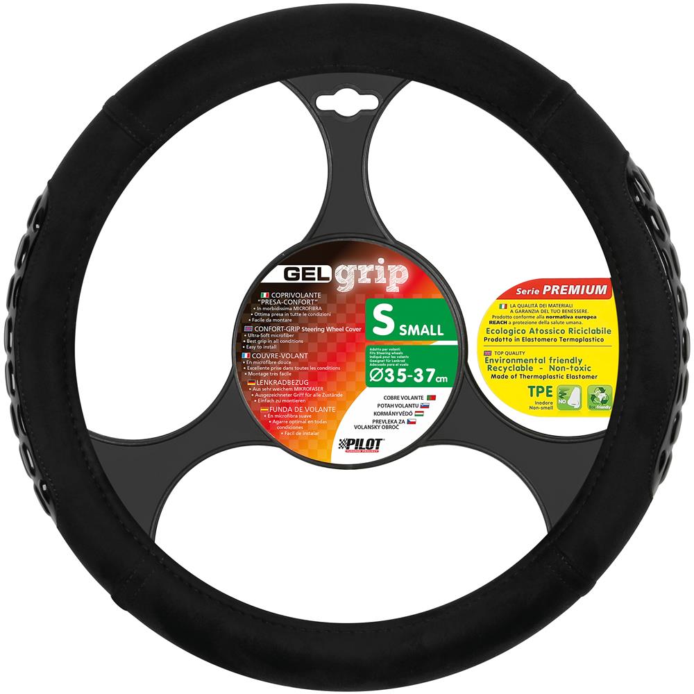 Gel Grip, Coprivolante In Microfibra - S - ? 35/37 Cm - Nero - Foto 1