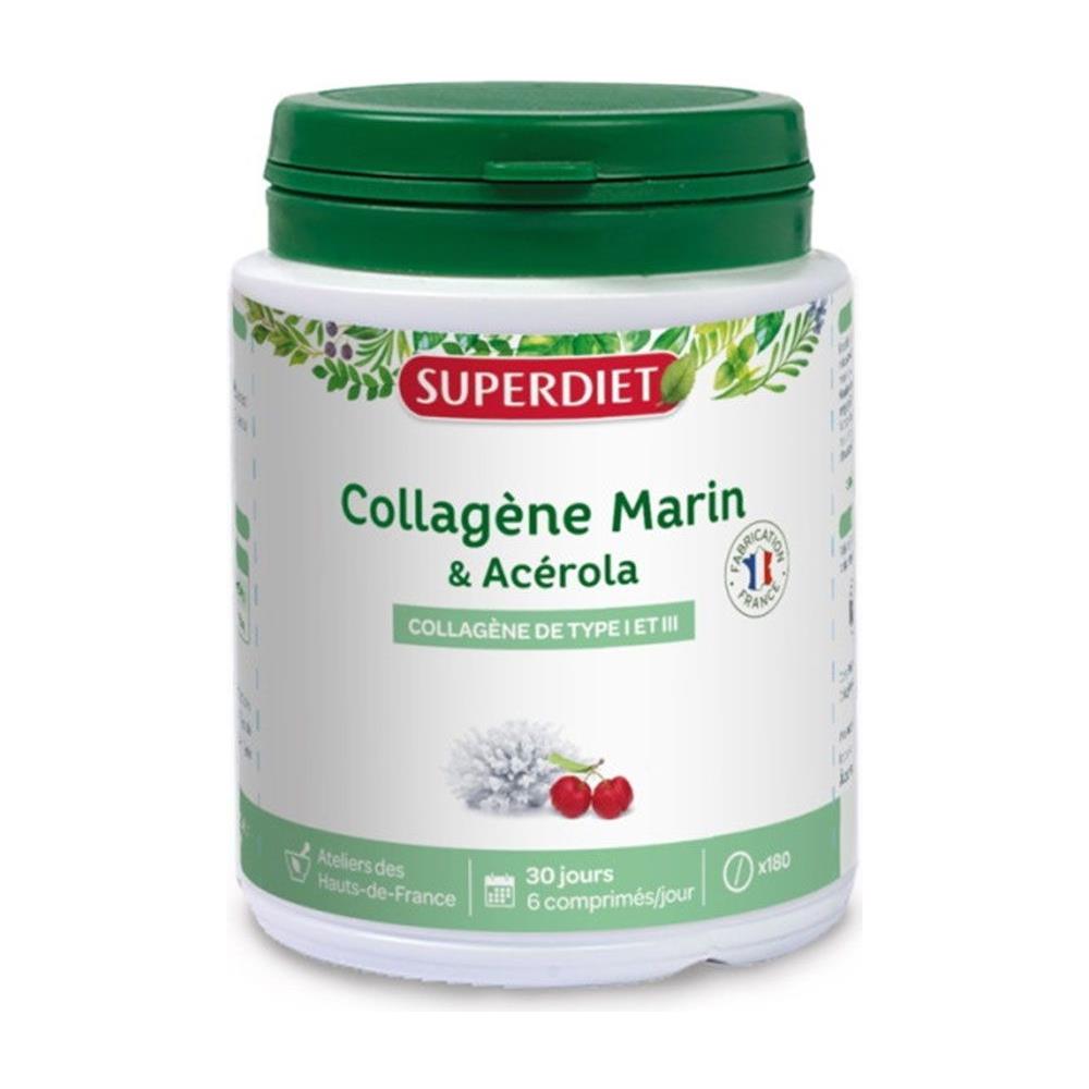 Collagene Marin + Vitamine C 180 Comprimes Superdiet - Foto 1