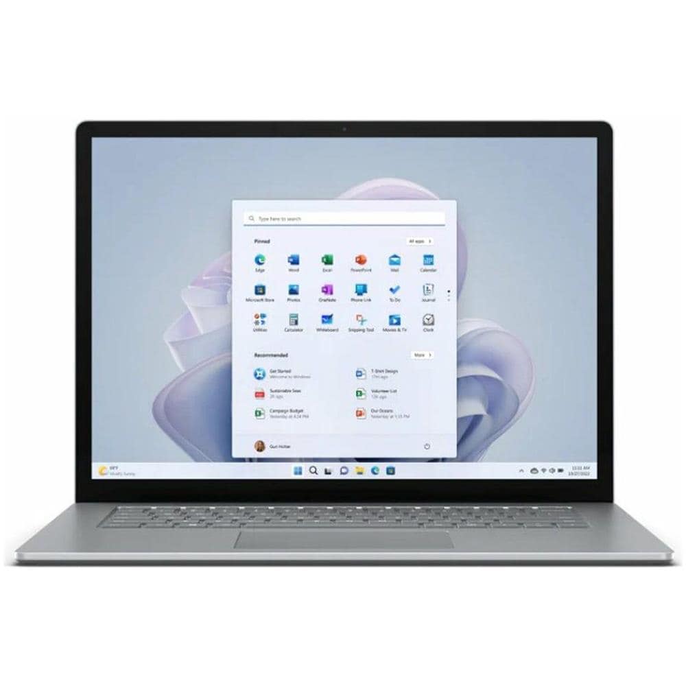 Notebook Surface Laptop 5 Monitor 13,5" WQHD Intel® Core™ i5 i5-1235U Ram 8 GB SSD 256 GB Intel Iris Xe Graphics 1 x 3.1 Gen 1 Type A Windows 11 Home - Foto 1