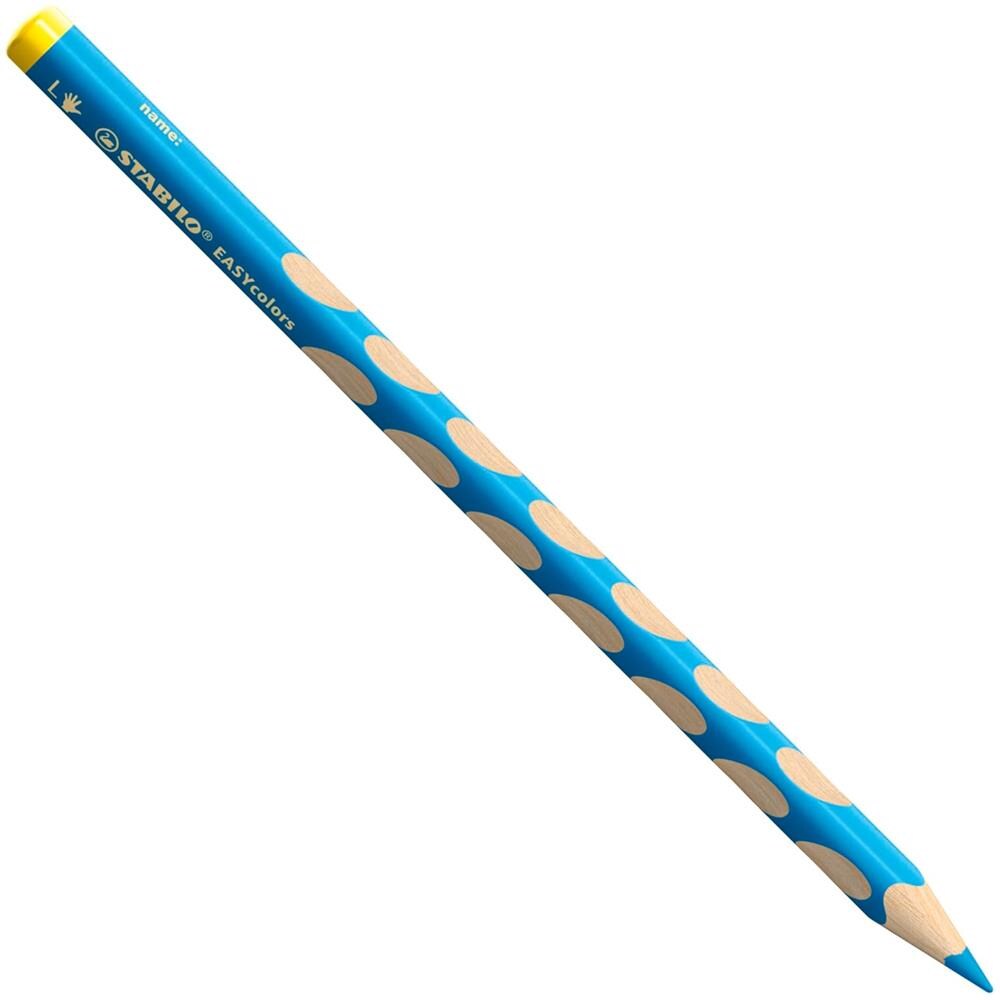 EASYcolors - Matita colorata Ergonomica - per Mancini - Confezione da 6 - Blu Cielo - Foto 2