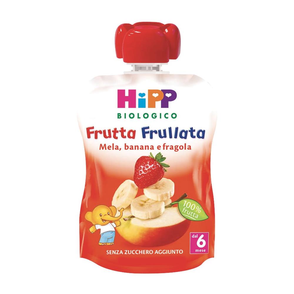 Bio Frutta Frullata Mela Banana Fragola 90 g - Foto 1