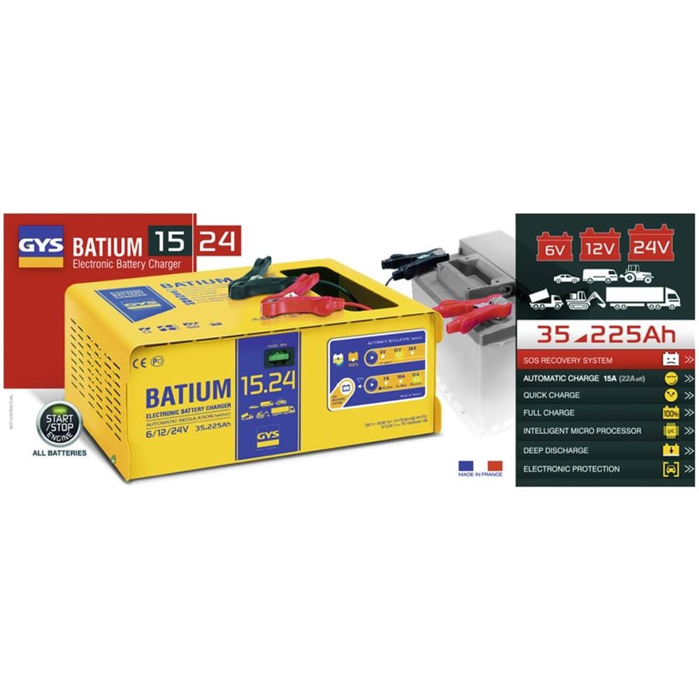 Caricabatterie Batium 15-24 35-225 Ah 450 W 7/10/15 A - Foto 2