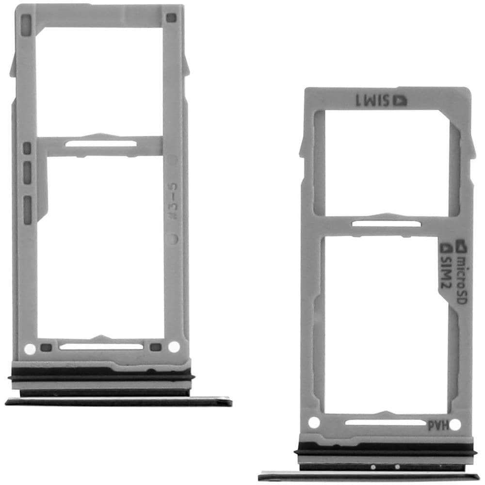 Slot Scheda Nano Sim + Micro-sd Galaxy S9 Adattatore Ricambio - Nero - Foto 1